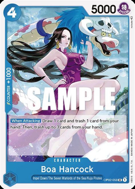 boa hancock nu|Boa Hancock Deck One Piece Card Game Deck 